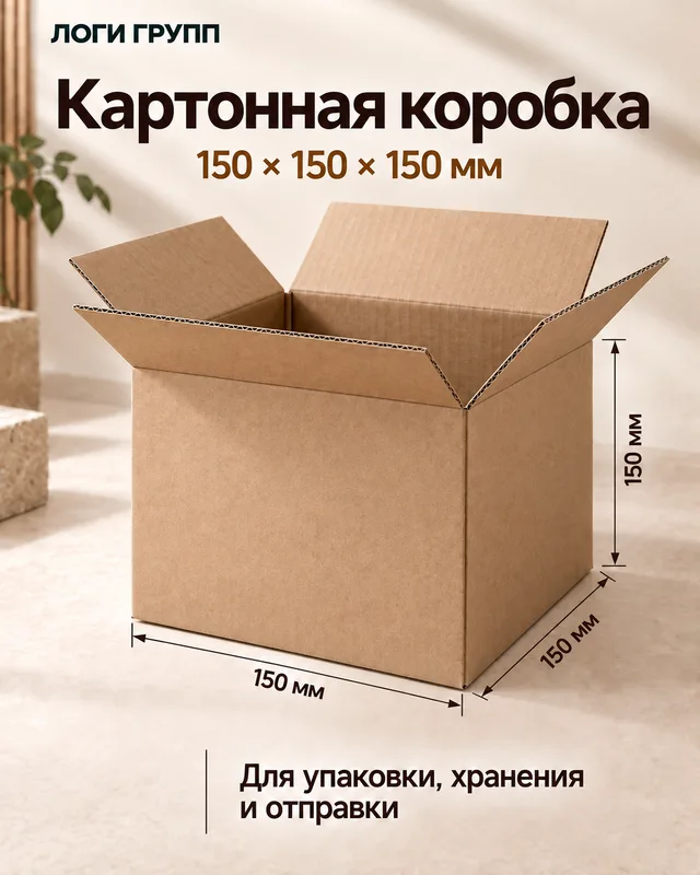 Гофрокороб 150 × 150 × 150 мм