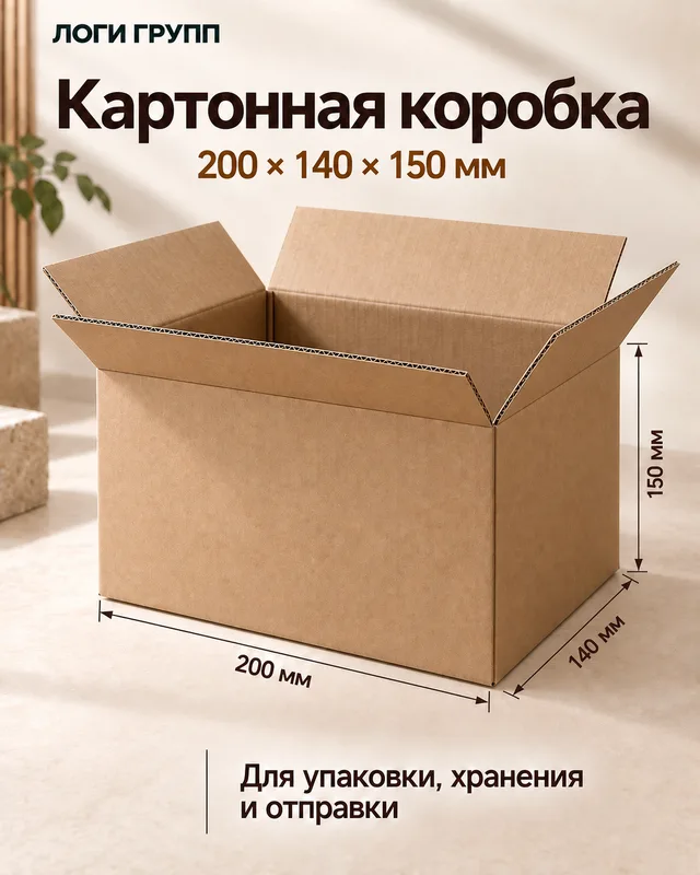 Гофрокороб 200 × 140 × 150 мм