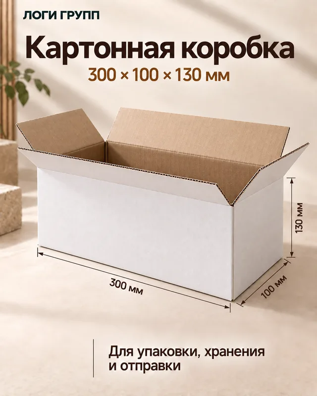 Гофрокороб 300 × 100 × 130 мм