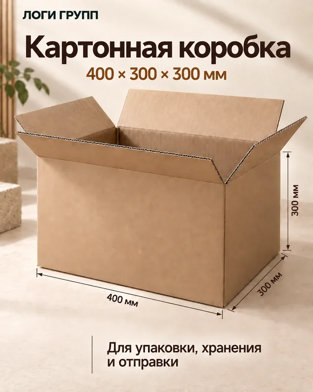 Гофрокороб 400 × 300 × 300 мм