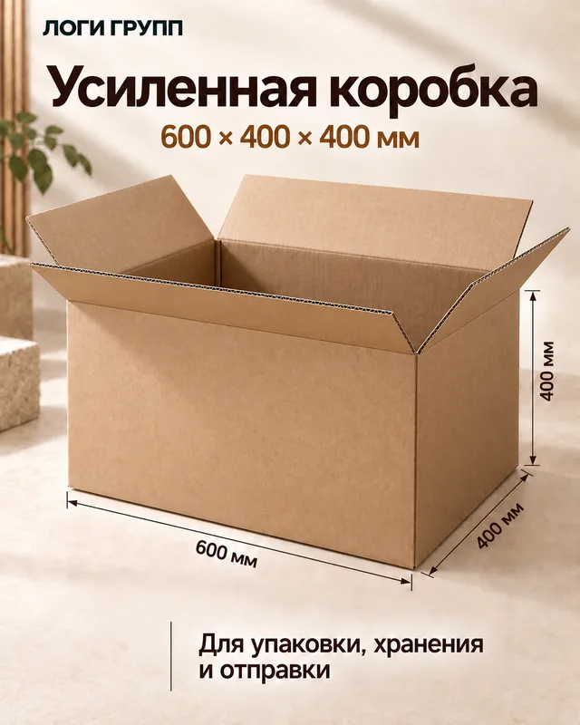 Гофрокороб 600 × 400 × 400 мм