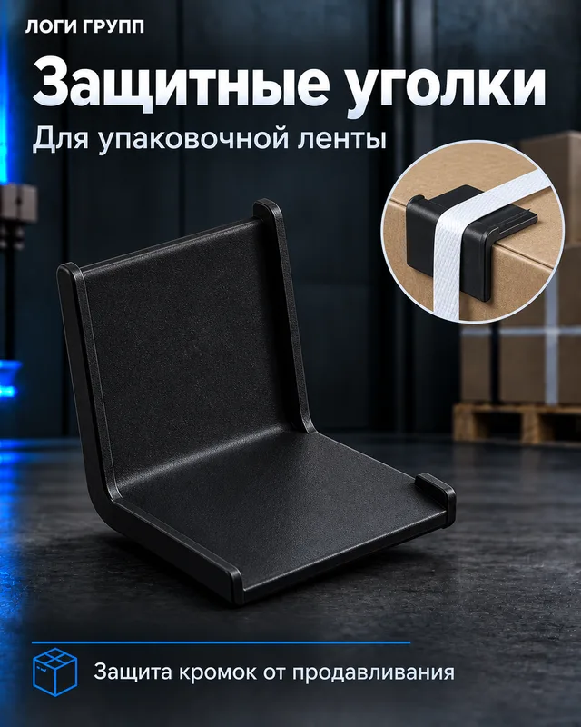 Уголки защитные пластиковые для упаковочной ленты