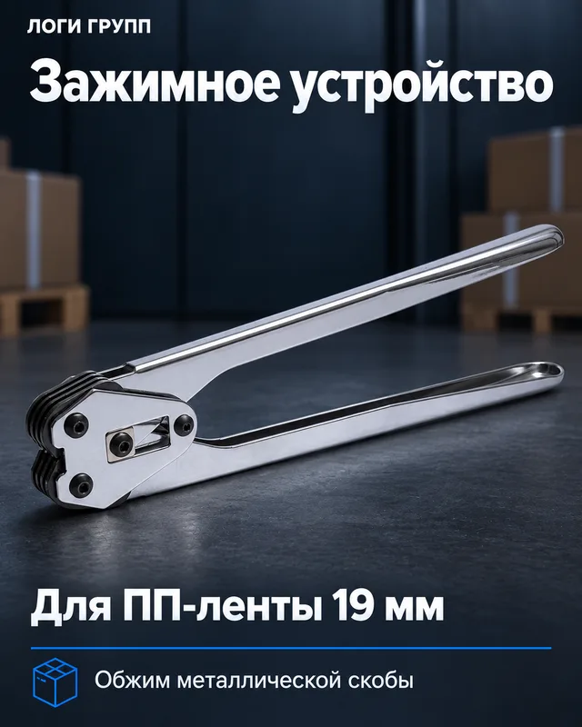 Зажимное устройство для ПП-ленты 19 мм